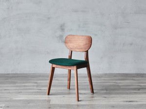 Krzesło Do Jadalni Z Litego Drewna Z Tkaniny