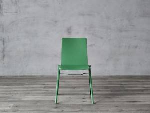 Stalowe krzesło do jadalni na zewnątrz lub wewnątrz