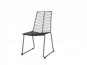 Cadira metàl·lica Mobles de menjador per a l'exterior