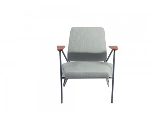 Simple Style Single Seat Fabric Sofa