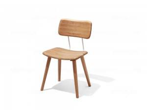Modernaus dizaino medinė valgomojo kėdė