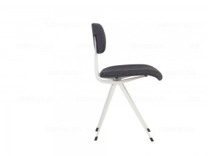 Visokokvalitetna metalna blagovaonska stolica s tkaninom