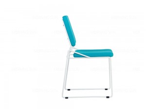 Discountable price China Hotel Restaurant Office Fabric Armrest Dining Chair with Wood Legs