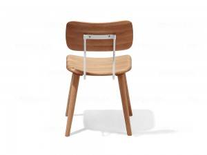 Modernaus dizaino medinė valgomojo kėdė