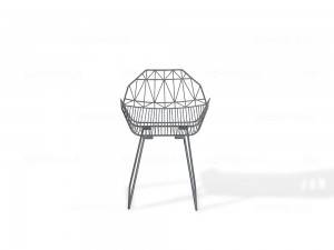 Metal Outdoor Chair Para sa Coffee Shop