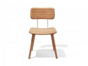 Cadeira de comedor de madeira de deseño moderno