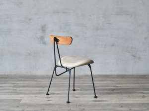 Chaise de mobilier de restaurant avec siège rembourré