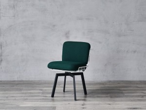 उच्च गुणस्तरको नयाँ डिजाइन आधुनिक कपडा खाने कुर्सी