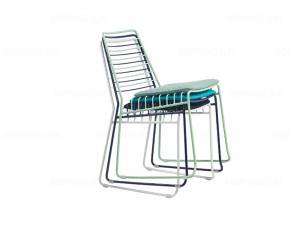 Wysokiej jakości metalowe krzesło do jadalni na zewnątrz