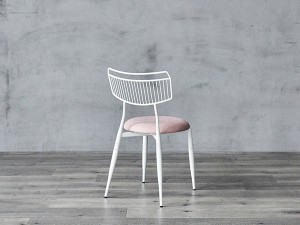 Wholesale Restaurant Modern Metal Legs Dining Chair