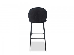 Nyt design moderne indendørs stof barstol
