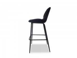 Cadeira de bar de tecido moderno para interior com novo design