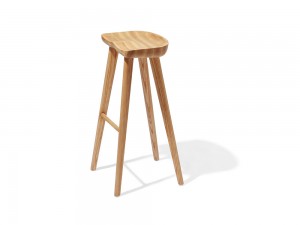 Cadeira de bar de madeira moderna
