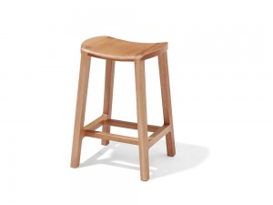Solid Wood Bar Stool Modern Chair