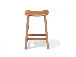 Massivt træ barstol moderne stol