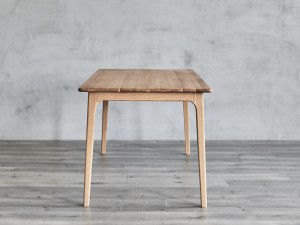 थोक चीन ठोस लकड़ी आयताकार खाने की मेज