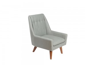 Sillas de sofá de fibra de vidrio de un solo asiento de estilo moderno