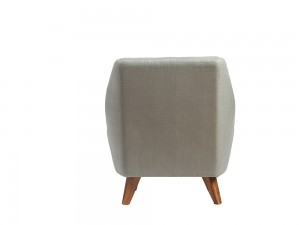 Cadires de sofà d'un sol seient d'estil modern de fibra de vidre