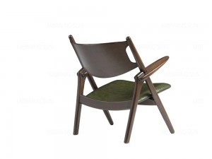 Krzesła do salonu ze skóry w stylu europejskim
