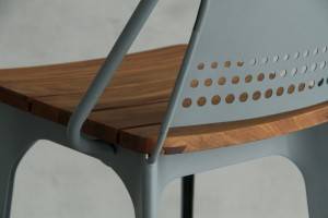 Sıcak Satış Açık Metal Mobilya Bar Sandalyesi