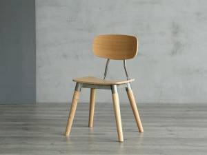 Chaise de salle à manger Fashion Home avec pieds en bois