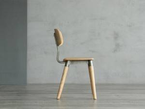 Chaise de salle à manger Fashion Home avec pieds en bois