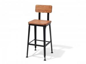 Fashion Home Living Room Bar Stool Chair Dengan Punggung