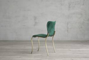 Modernong Cafe Lounge Dining Chair nga May Metal Legs