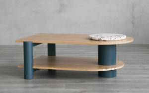 संगमरवरी इटालियन लाकडी कॉफी टेबल
