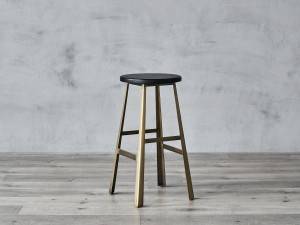 چهارپایه میله چوب جامد مبلمان چوبی چین