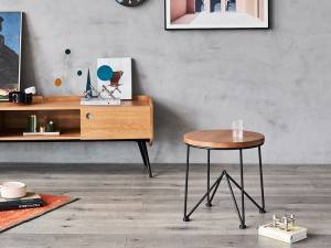 Nou disseny de sala d'estar taula de cafè de fusta