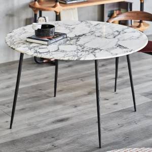 Wholesale China Outdoor Restaurant White Marble Dining Table