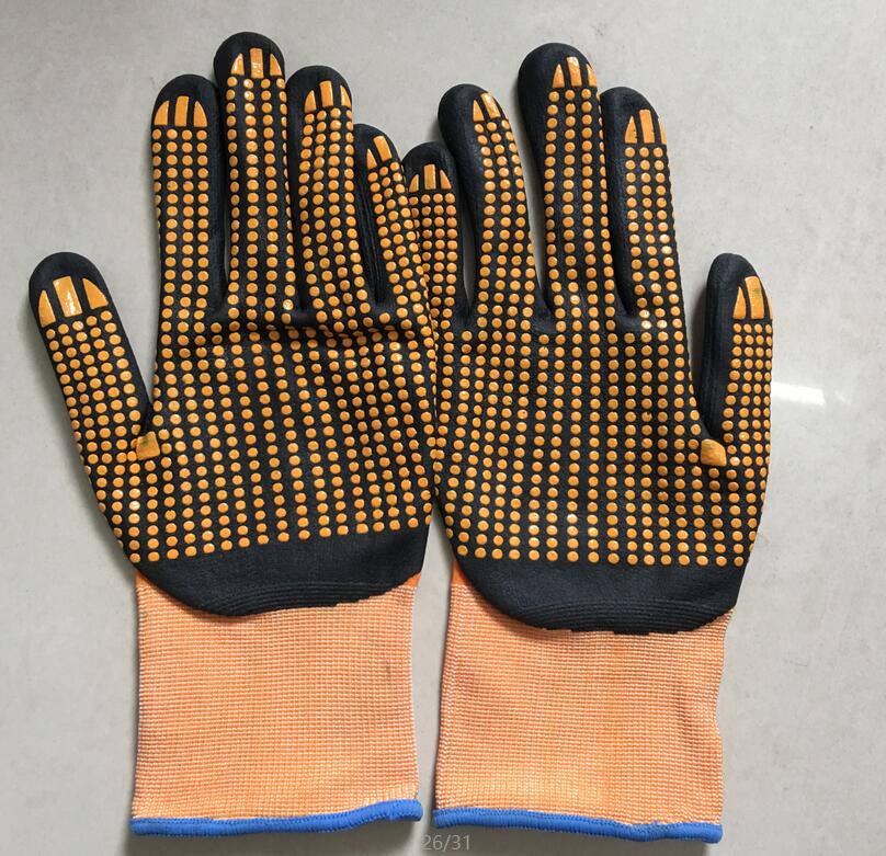 Low price for Micro Foam Nitrile Gloves -
 ITEM NO. DQ708BD-yellow – Handprotect