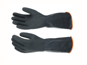 Crinkled Grip 14″ Heavy Duty լատեքսային ձեռնոցներ քիմիական դիմացկուն