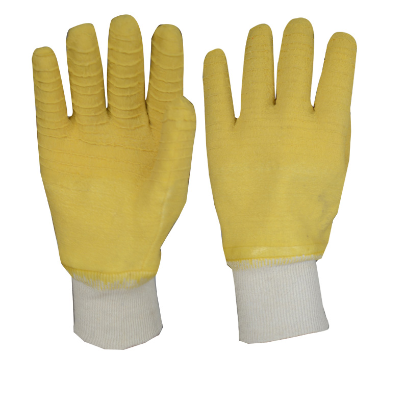 Jersey liner Fully coated Latex Glove LA501