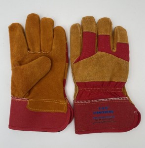 PE224 Ձմեռային հակասառը կաշվե աշխատանքային ձեռնոցներ