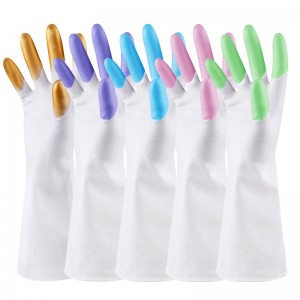 Domáce pranie Čistiace latexové domáce rukavice 32CM HLA01