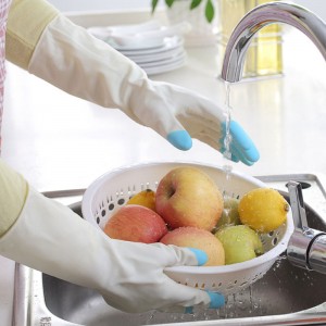 Домашно пране Почистващи латексови домакински ръкавици 32CM HLA01