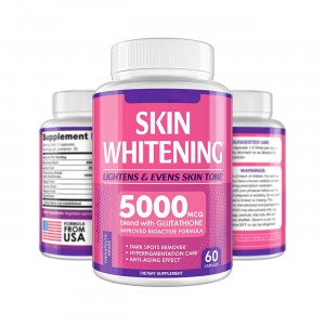 OEM Supplement Anti Aging Vitamin C Collagen L-glutathione Skin Whitening Capsules
