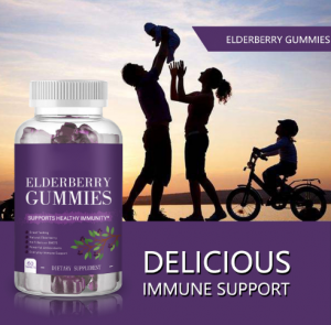 OEM Natural Elderberry Gummies for Immune Support