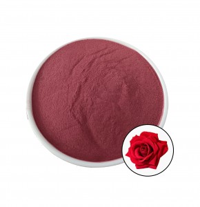 High Quality Instant Food Grade Rose Juice Powder Rose Petal Powder