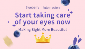Blueberry Blackcurrant Lutein Ester Gummy OEM per a prutezzione di l'ochji