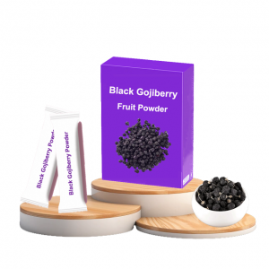 Best Quality Black Goji Berry Powder Organic Black Wolfberry Fruit Powder-OEM Private Label