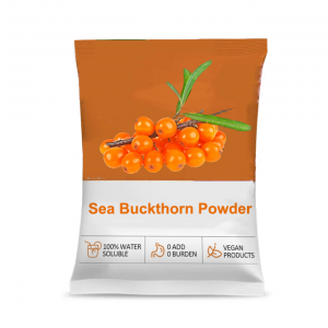 Custom Packing Instant Sea Buckthorn Juice Fruit Powder for Solid Drink