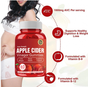 تصنيع المعدات الأصلية بالجملة التفاح عصير التفاح الخل غائر فيتامين غائر لإدارة الجسم