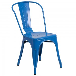 Wholesale China Red Metal Outdoor Chairs Factories –  Manufacturers Direct Selling Overall Colors Restaurant Bar Iron Metal Dining Chair  – Haosi