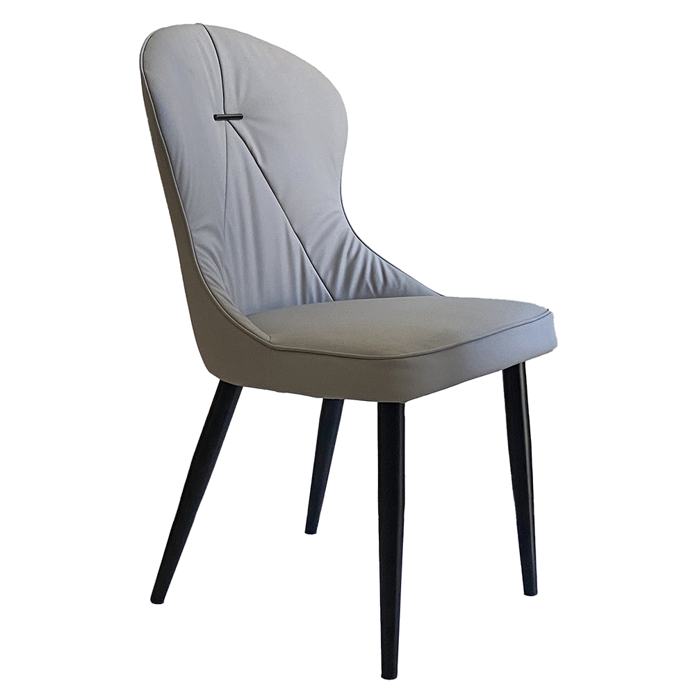 Dining Room Armchairs Set of 4 Steel Legs Velvet Cushion Chairs Modern