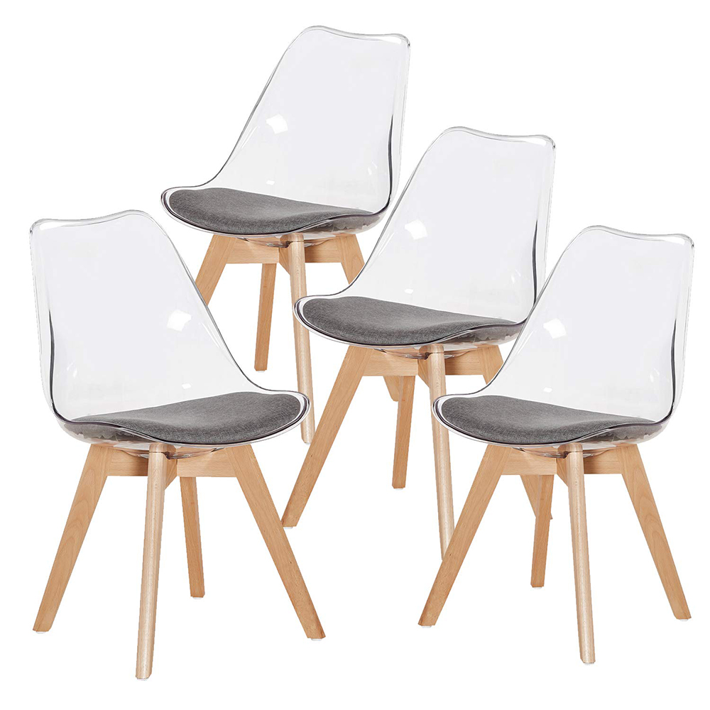 Modern Minimalist Restaurant Chair Nordic Bar Stool High Dining Grey Bar Plastic Chairs