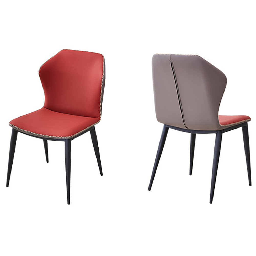 Modern fast food velvet dining chair made in china
