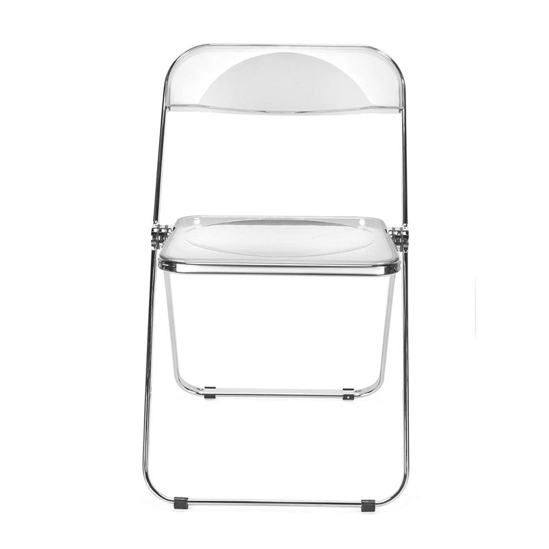 Modern Transparent Acrylic Folding Dining Chair